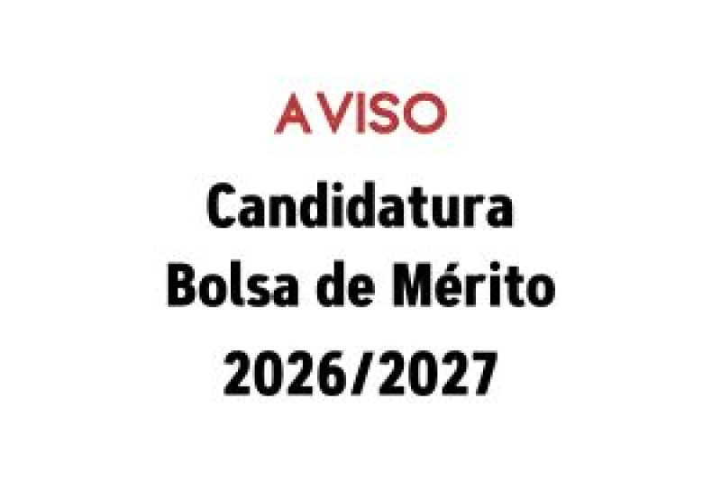 Candidatura a Bolsa de Mérito 2026/2027
